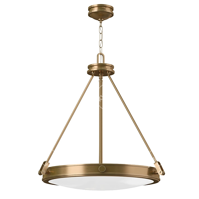 Retro Pendant Light - Hinkley HK-COLLIER-P 3D model image 1