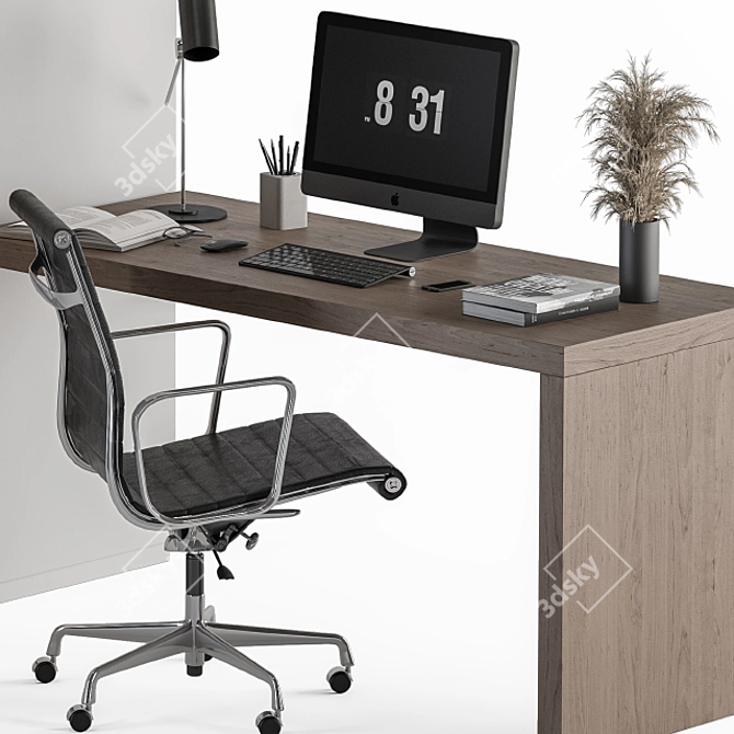 Elegant Office Essentials: Home-Office 25 3D model image 2