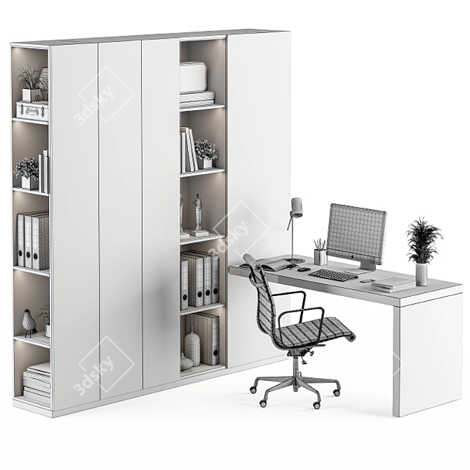 Elegant Office Essentials: Home-Office 25 3D model image 5