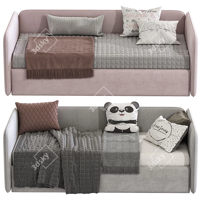 Modern Convertible Sofa Bed - WEENY 3D model image 2