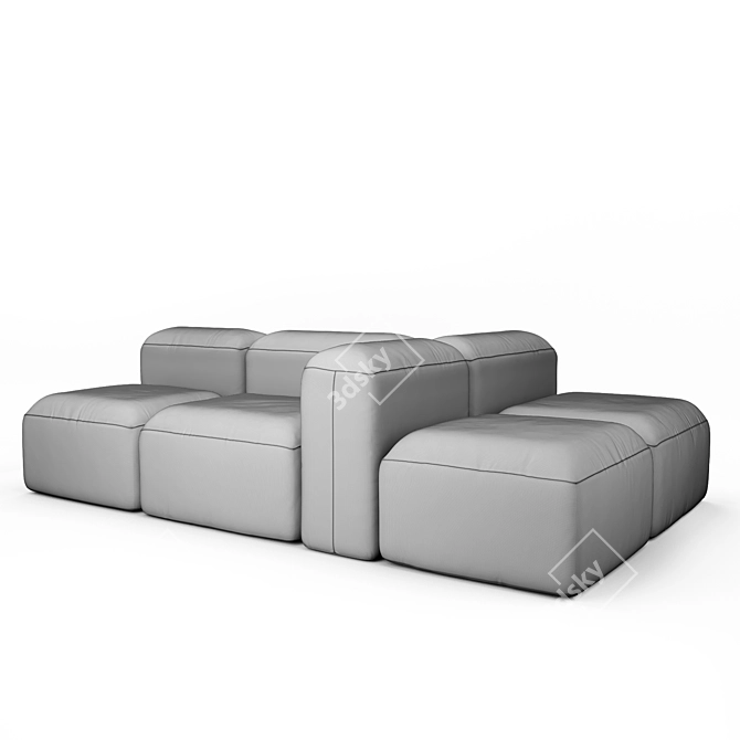 Pishka Sofa: Chic Form Mebel Design 3D model image 4