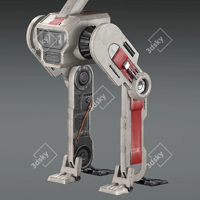 Star Wars Jedi Robot: Highly Detailed 3D Model 3D model image 3