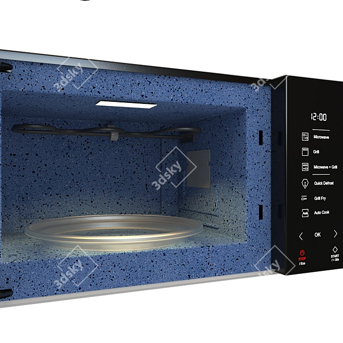 Samsung Grill Fry Microwave 3D model image 4