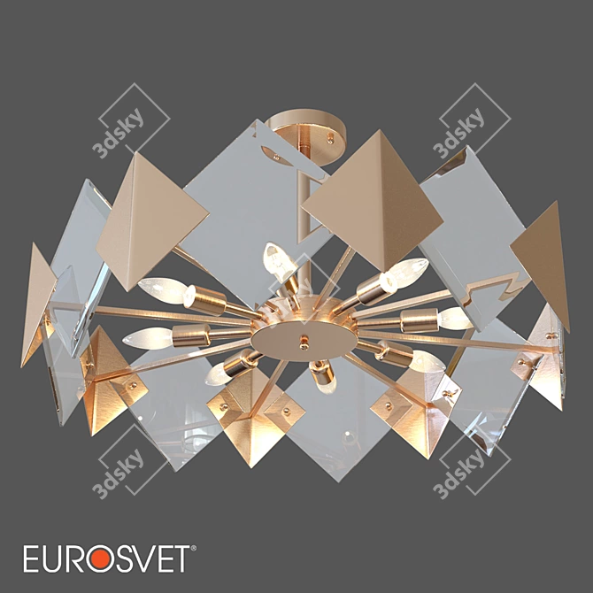 OM Origami Smart Ceiling Lamp 3D model image 1