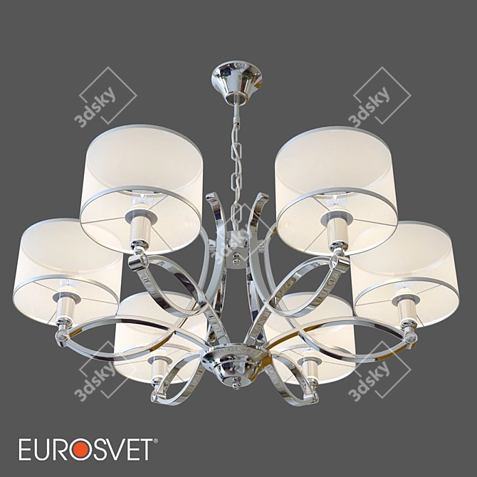 Eurosvet Fabiola Smart Suspended Chandelier 3D model image 1