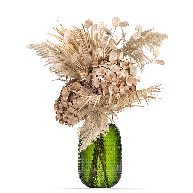 Elegant Harvest Bouquet 3D model image 3