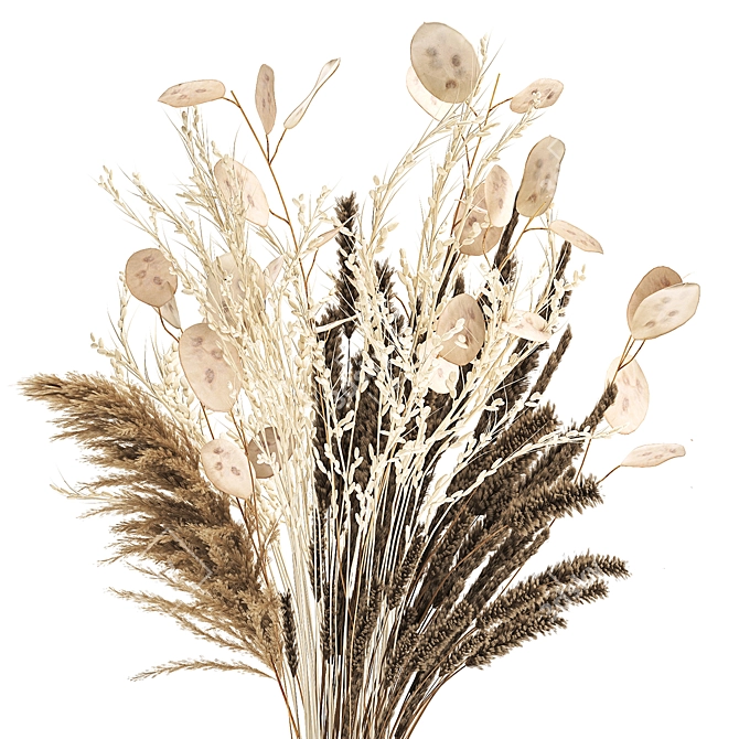 Elegant Harvest Bouquet 3D model image 5