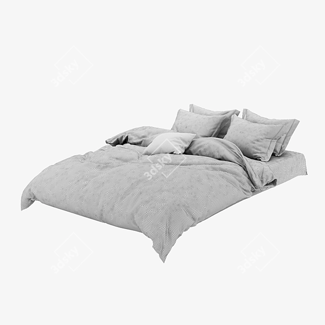 World Factory Bed Linen 3D model image 3