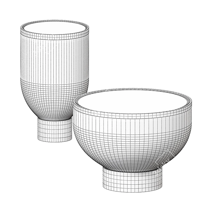 Elegant Mastea Table by Miniforms 3D model image 3