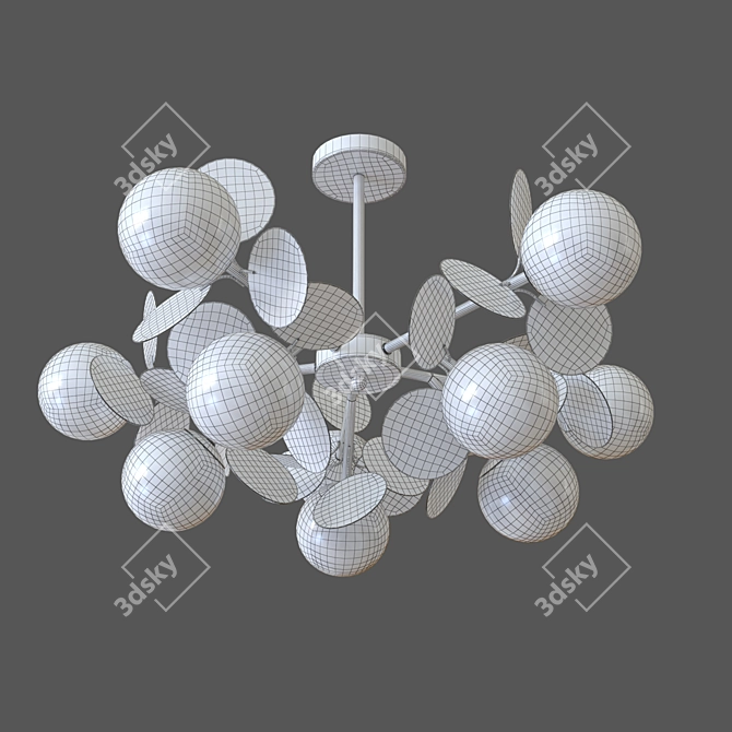 Title: Matisse Ceiling Chandelier with Smart Home System 3D model image 2