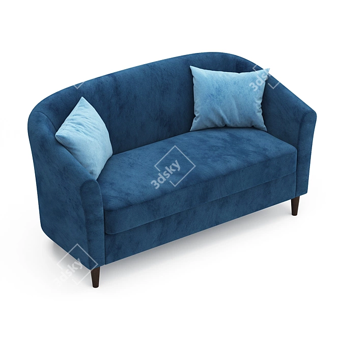 Elegant Mari Sofa: Comfort & Style 3D model image 4