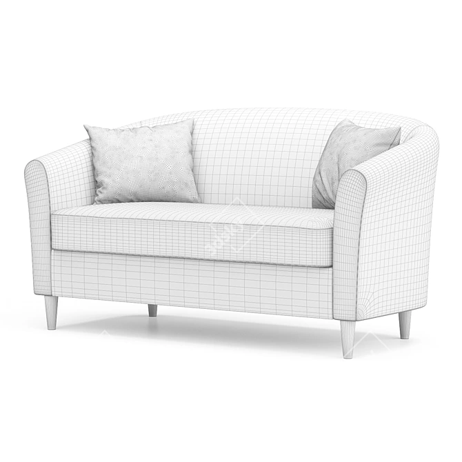 Elegant Mari Sofa: Comfort & Style 3D model image 6