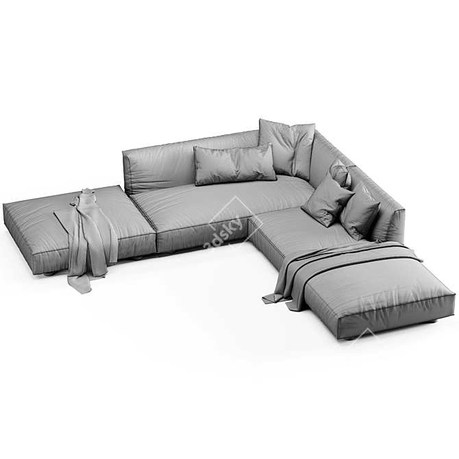 Ultimate Comfort Lema Sofa 3D model image 6