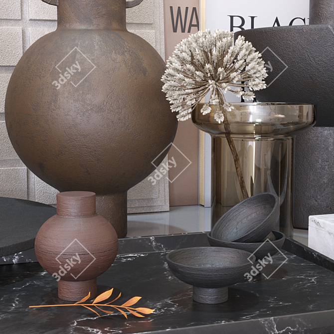 Elegant Ornamental RPM Set 3D model image 11