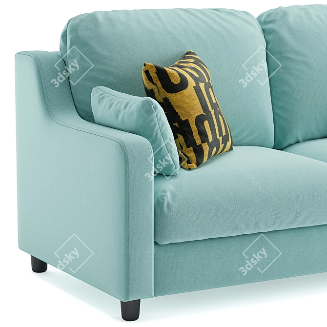 Modern Comfort: Ikea Vinliden Sofa 3D model image 3