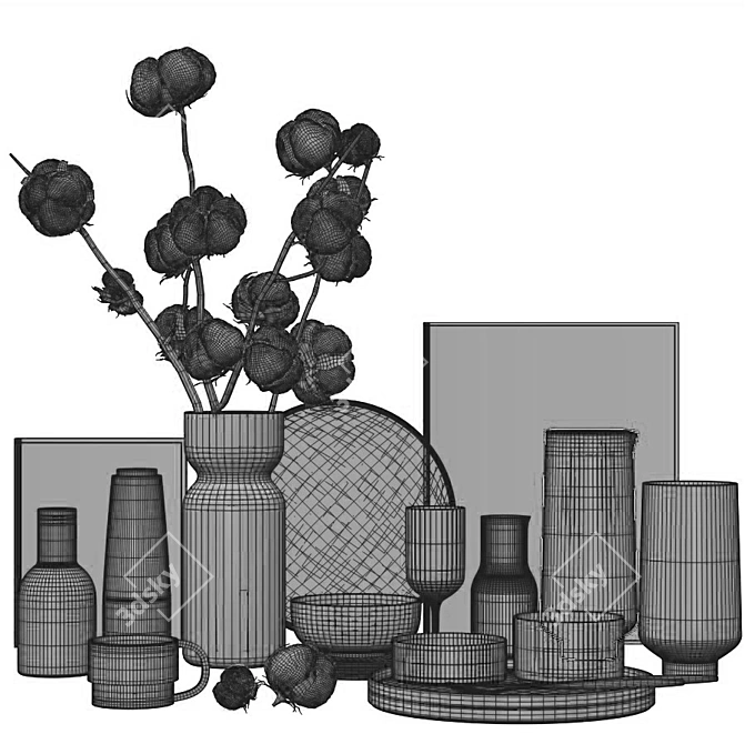 Blomus Decor Kitchen Set: Stylish and Functional 3D model image 4