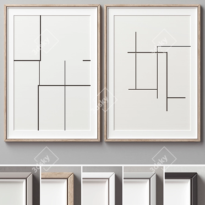 Versatile Frame Collection - Set of 2 3D model image 1