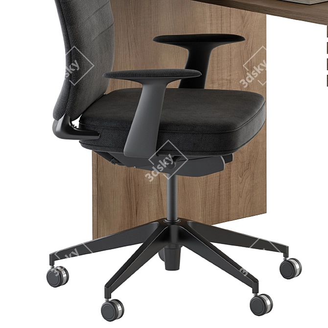 Elegant Essential Home Office 3D model image 6
