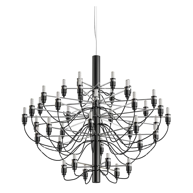 Sophisticated 2097 Chandelier 3D model image 1