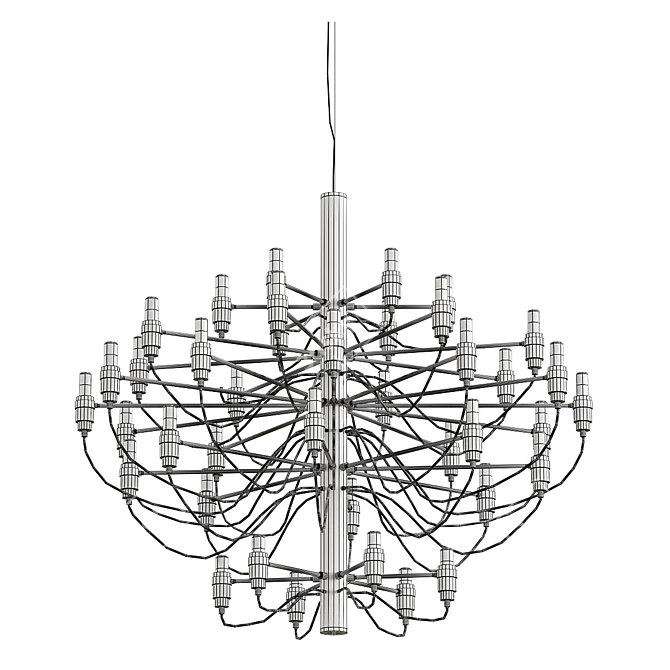 Sophisticated 2097 Chandelier 3D model image 2