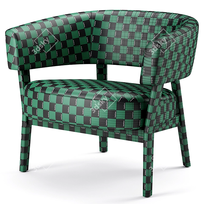 Modern Juno Chair: Stylish and Comfortable 3D model image 4