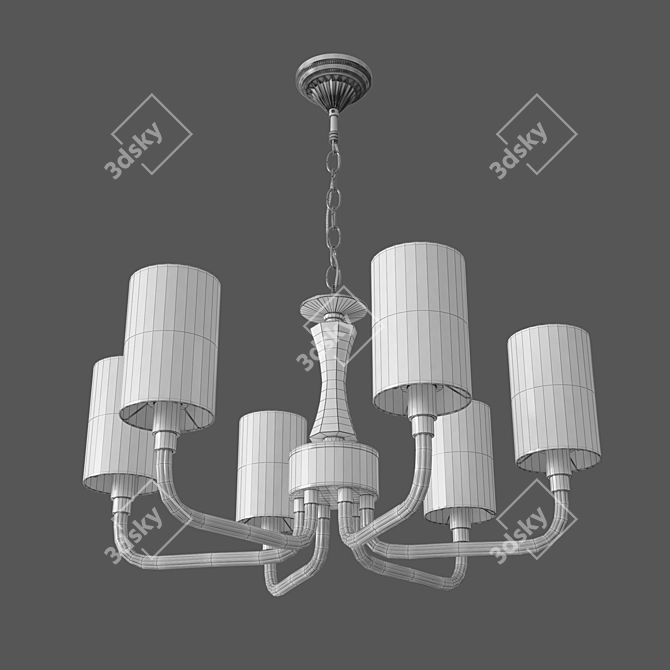 Smart Home Chandelier: Eurosvet Catania 3D model image 2