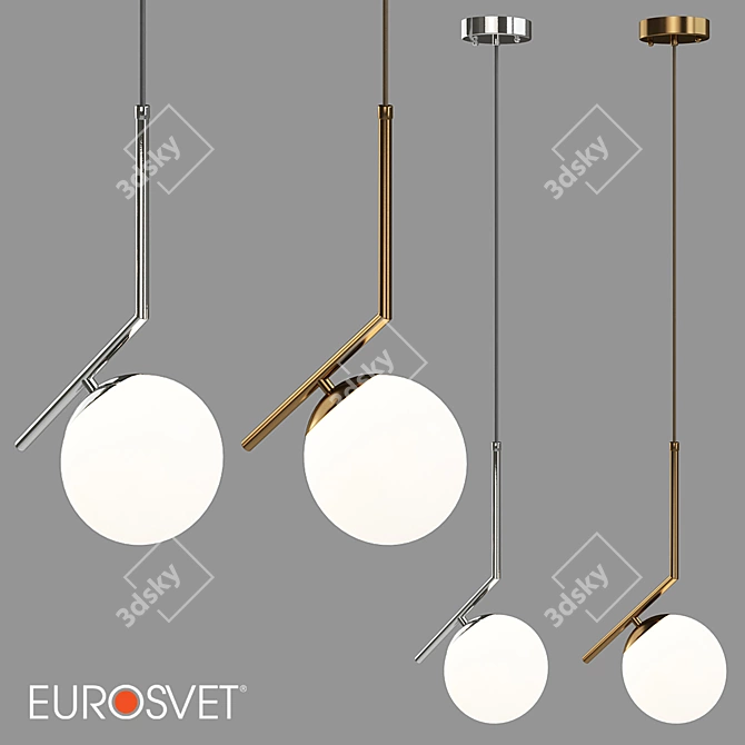 Eurosvet Frost Pendant Lamp - Sleek and Stylish 3D model image 1