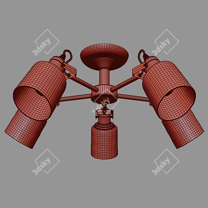 Astor Eurosvet Ceiling Chandelier 3D model image 2