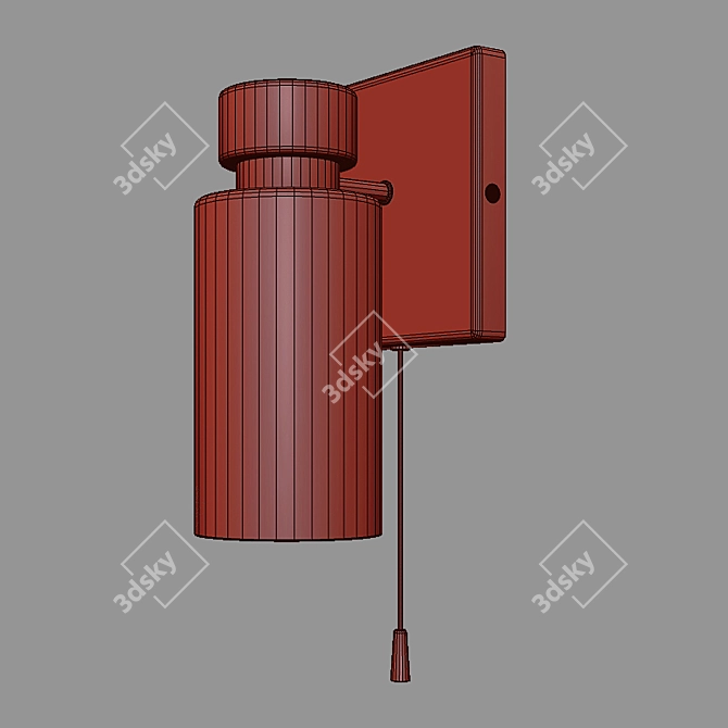 Amado Loft Style Wall Lamp - Eurosvet 3D model image 2