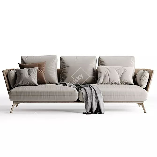 ARKETIPO MORRISON: Luxurious 2014 Sofa 3D model image 4