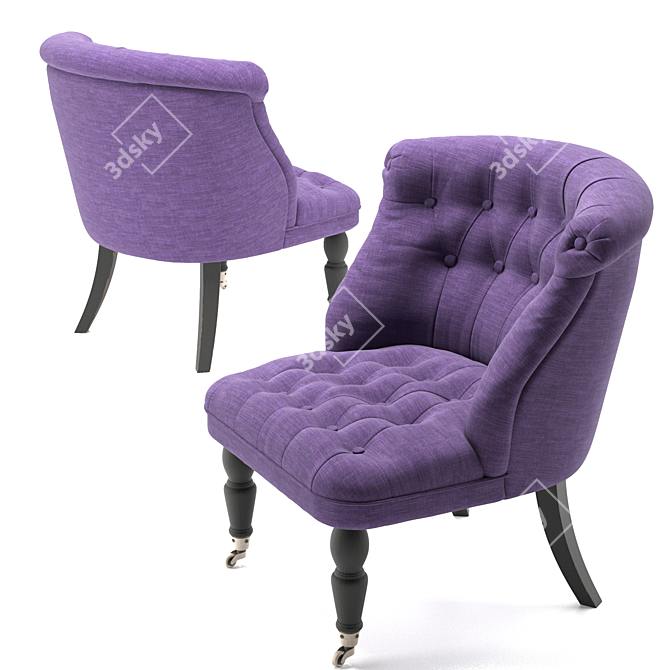 Aviana Armchair: Comfort and Style! 3D model image 6