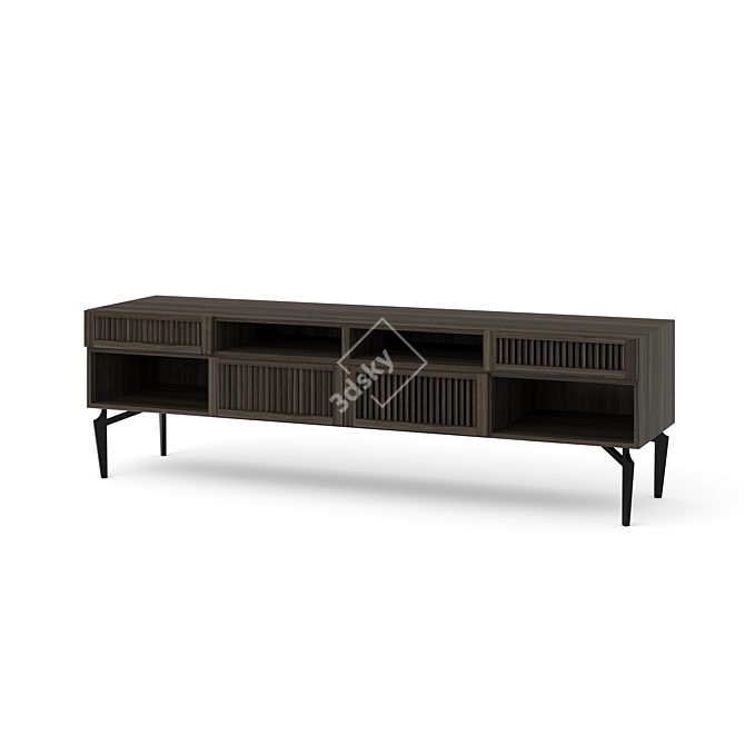 Alkaid TV Stand: Stylish and Functional 3D model image 4