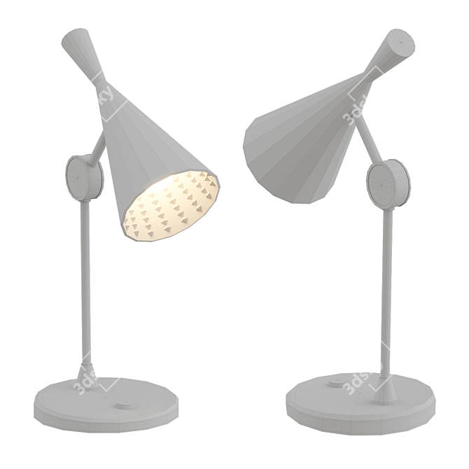 Sleek Beat Table Lamp 3D model image 2