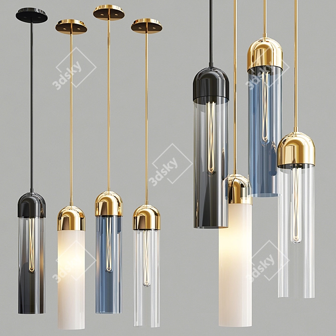 Elevate Your Space: Float Pendants 3D model image 1