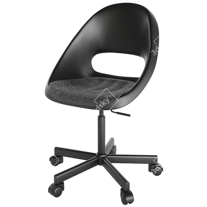 Eldberget Malskar: Sleek Ergonomic Chair 3D model image 2