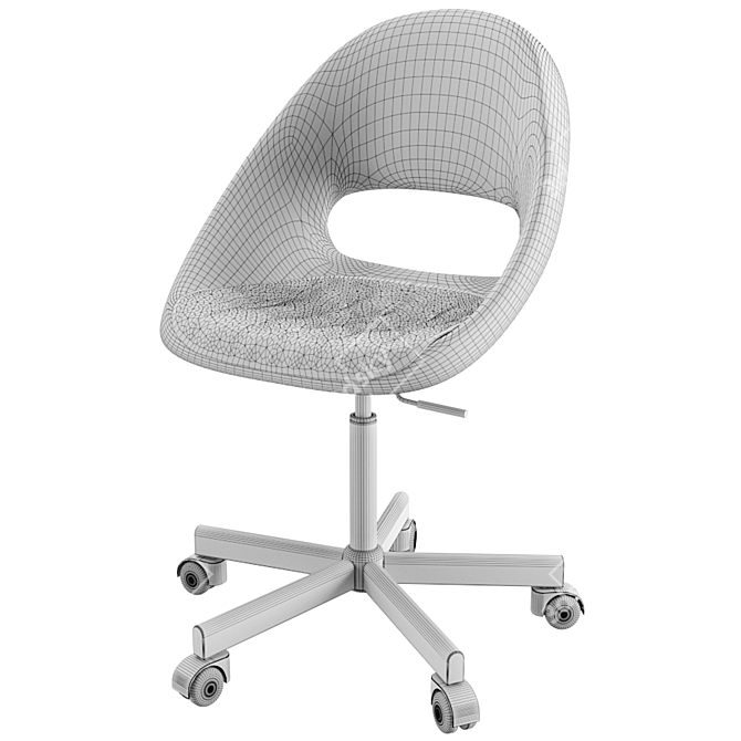 Eldberget Malskar: Sleek Ergonomic Chair 3D model image 4