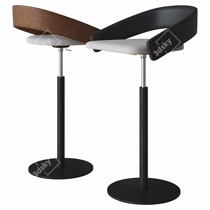 Kimmi Stool by Kastel: Sleek and Stylish Seating 3D model image 1