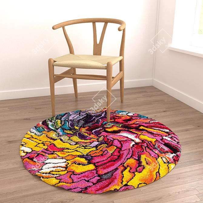 Versatile 3D Rug Set 3D model image 3