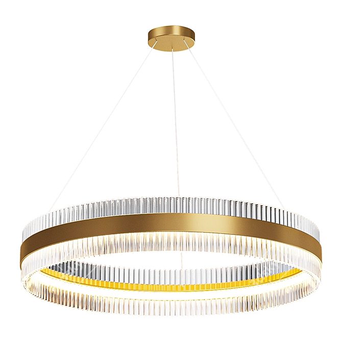 Luxury Saturno Chandelier - Romatti 3D model image 1