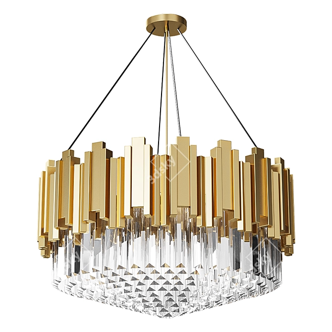 Romatti BARCLAY Chandelier, Elegant Lighting 3D model image 1