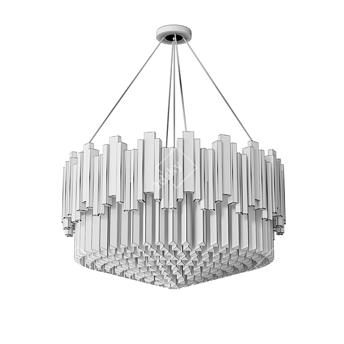 Romatti BARCLAY Chandelier, Elegant Lighting 3D model image 2