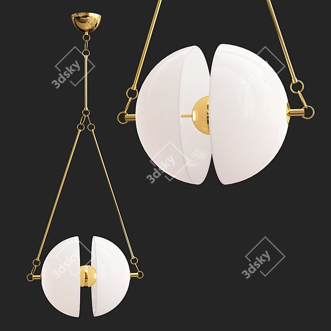 Luxury Illumination: CORE Chandelier 3D model image 1