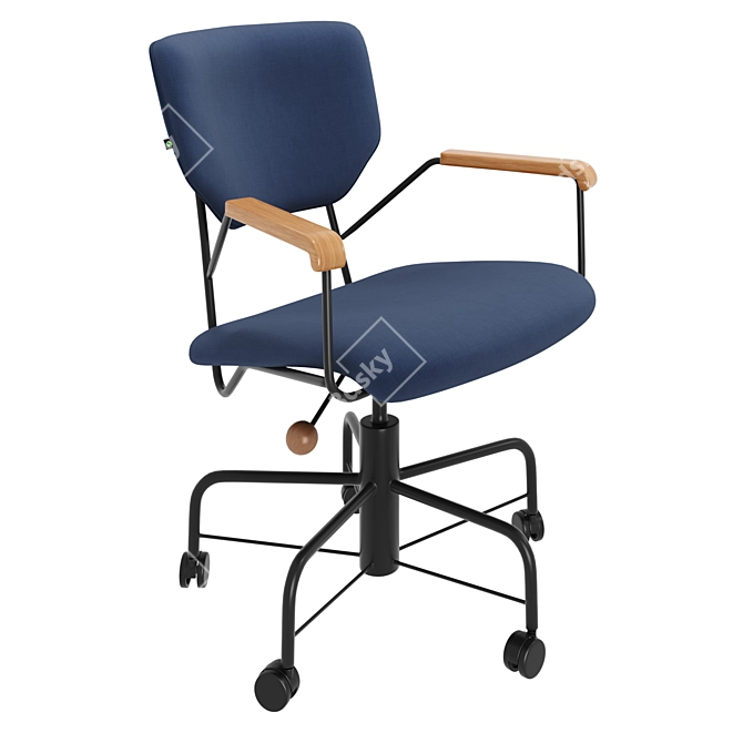 Fernando Jaeger's Serafina Office Chair 3D model image 2