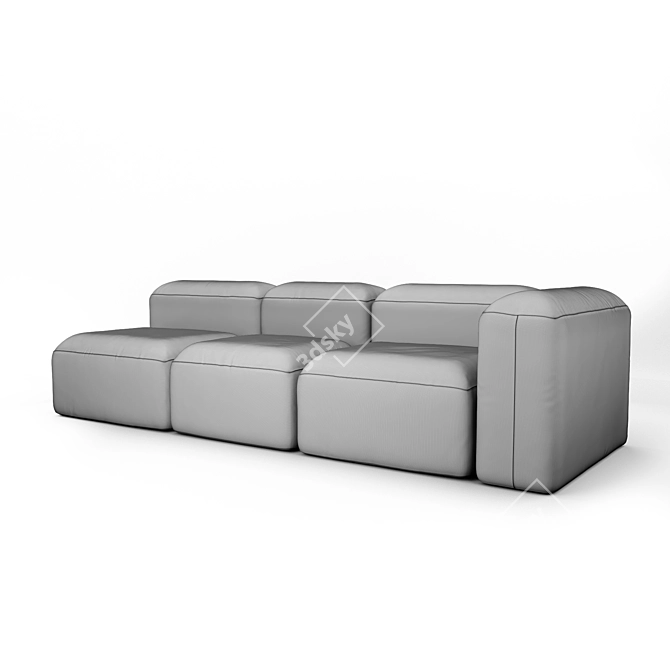 Pishka 4: Modular Sofa for Ultimate Comfort 3D model image 5