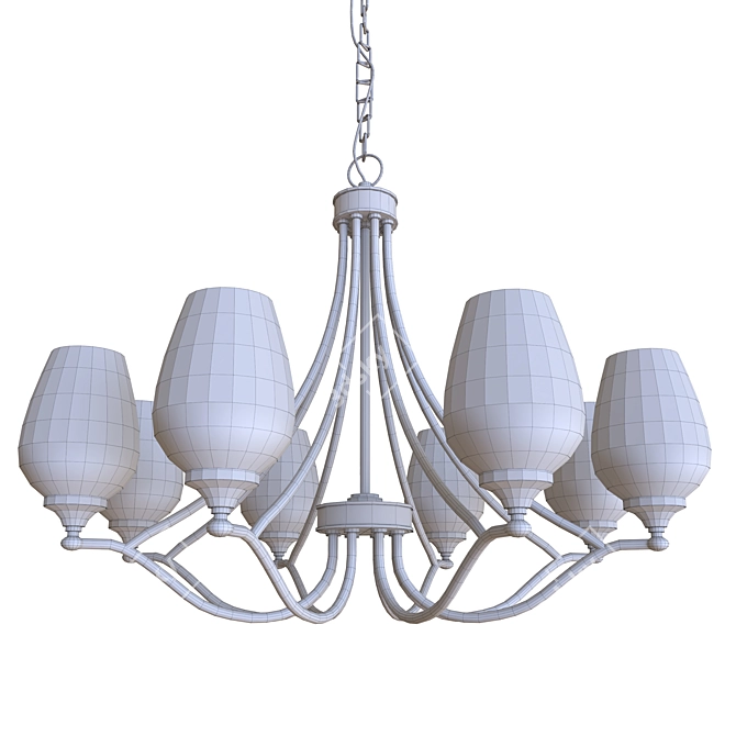 Elegant CHIARO PALERMO Light 3D model image 2