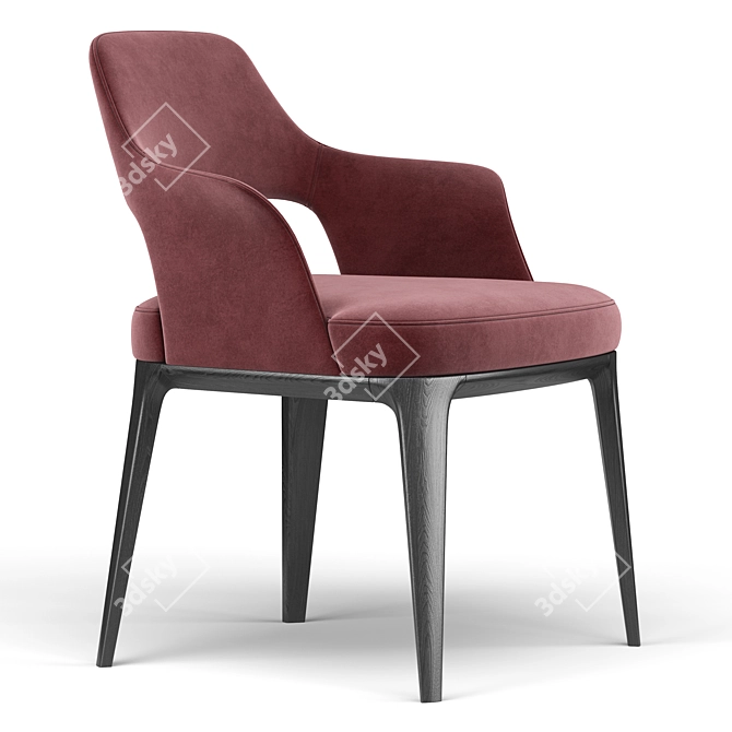 Sophie Lite Chair: Elegant and Ergonomic Furniture 3D model image 3