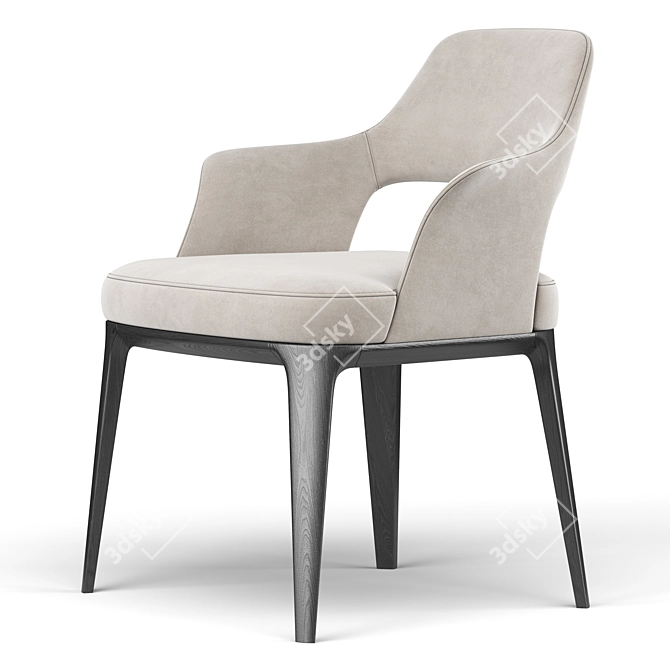 Sophie Lite Chair: Elegant and Ergonomic Furniture 3D model image 4