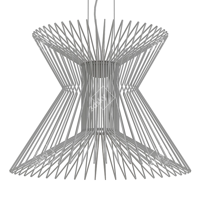 Syrma LED Pendant: Modern Millimeter Beauty 3D model image 3