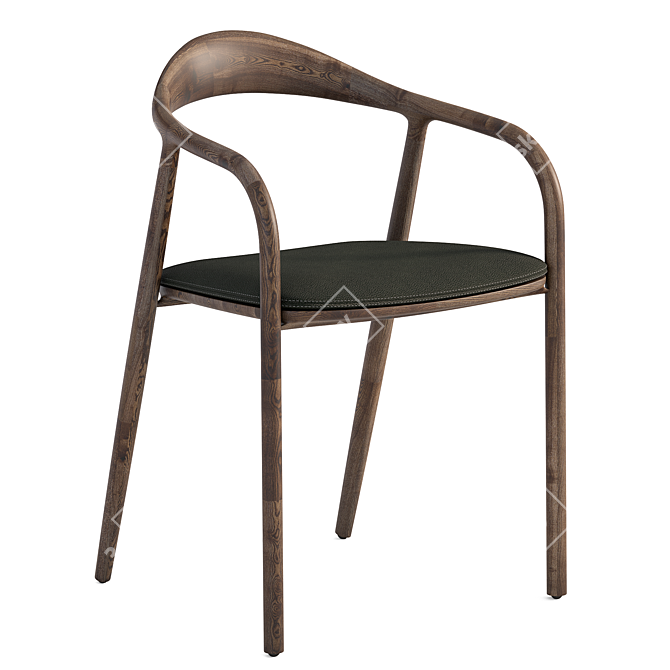 Sleek Neva Chair: Stylish and Comfortable 3D model image 1