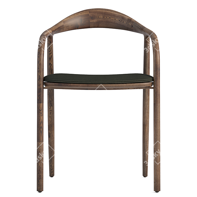 Sleek Neva Chair: Stylish and Comfortable 3D model image 2